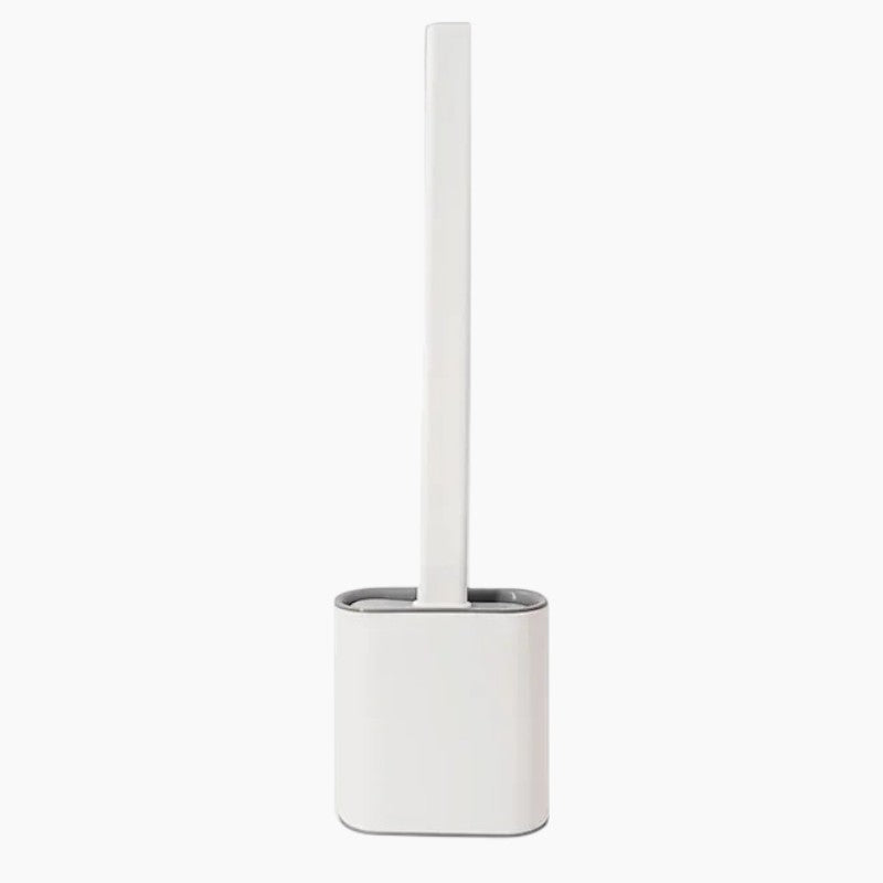 Brosse de toilettes en silicone flexible