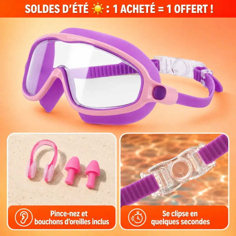 AquaKid™ – Lunettes de natation anti-fuite pour enfants