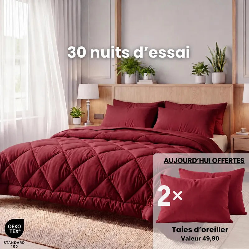 Couette Homenzya™ 2-en-1 lavable en machine – Plus besoin de housse de couette
