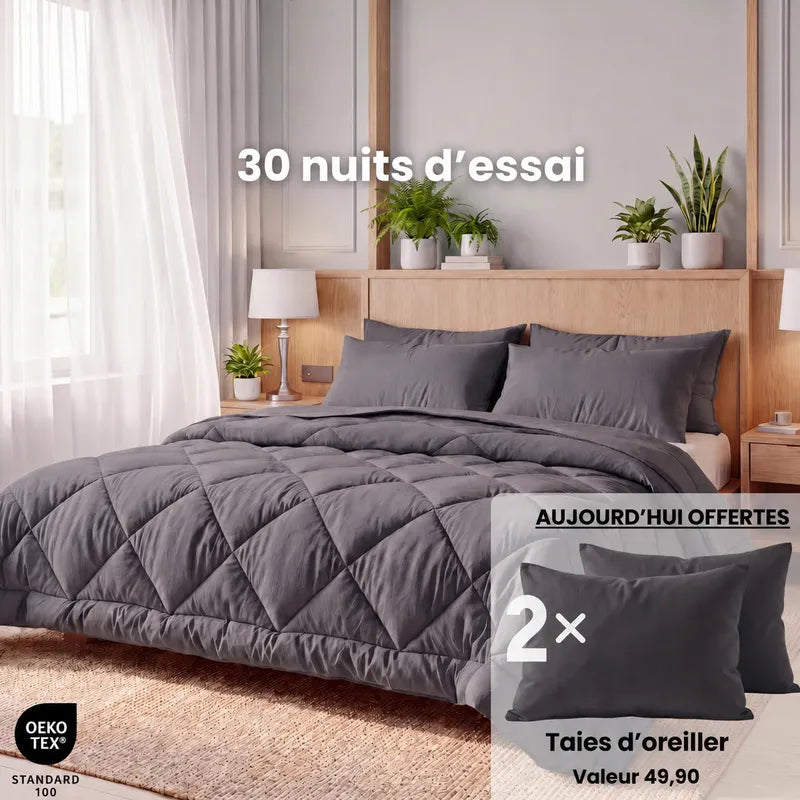 Couette Homenzya™ 2-en-1 lavable en machine – Plus besoin de housse de couette