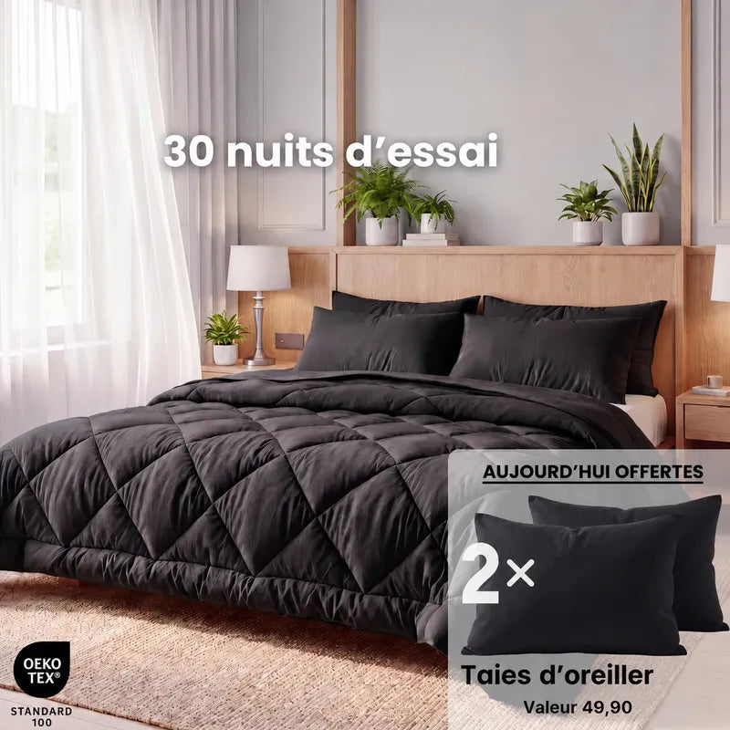 Couette Homenzya™ 2-en-1 lavable en machine – Plus besoin de housse de couette
