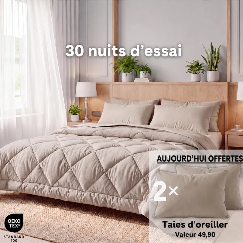 Couette Homenzya™ 2-en-1 lavable en machine – Plus besoin de housse de couette