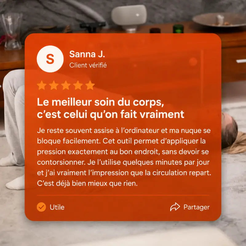 Déclic™ – Outil de massage par pression ciblée
