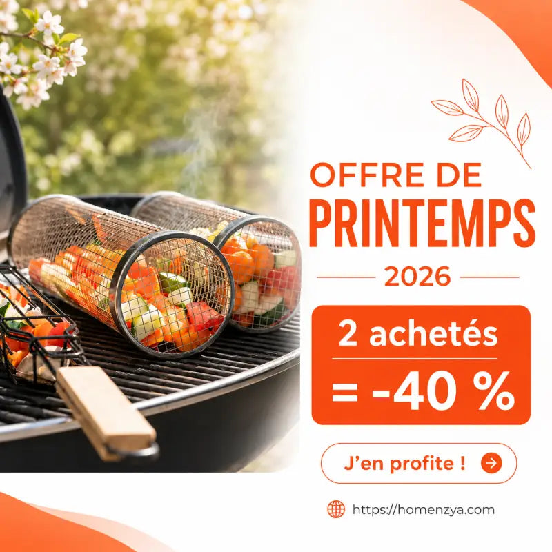 Grilléo™ - Le panier barbecue malin
