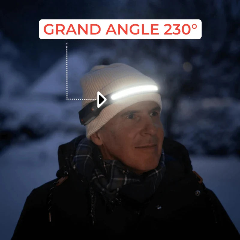 LumiPro™ | Bandeau LED mains libres 230°