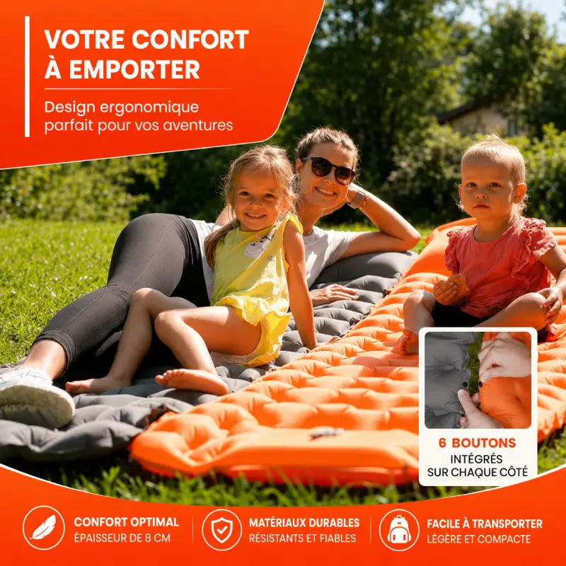 Matelas ultra-léger et compact – idéal pour les déplacements