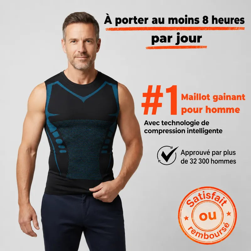 SculptFit™ -T-shirt sculptant homme