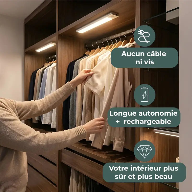 LuminaFix - Lampe à capteur de mouvement magnétique