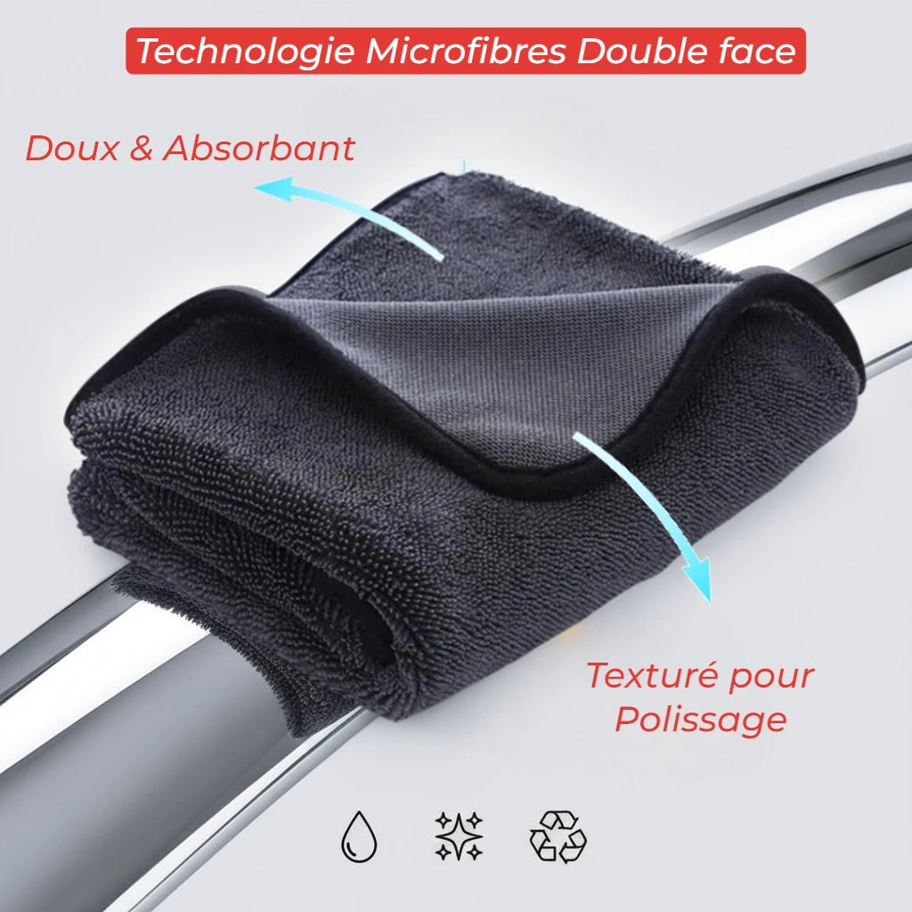 SmartClean - Panno in microfibra ultra assorbente e anti-aloni