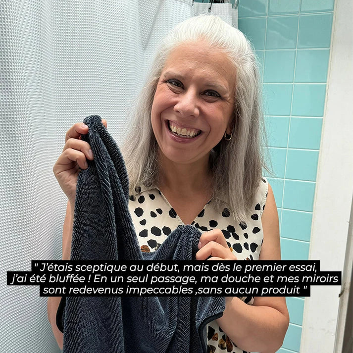 SmartClean - Panno in microfibra ultra assorbente e anti-aloni