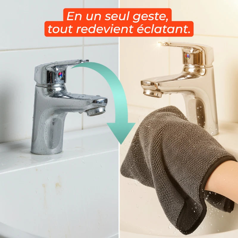 SmartClean - Panno in microfibra ultra assorbente e anti-aloni