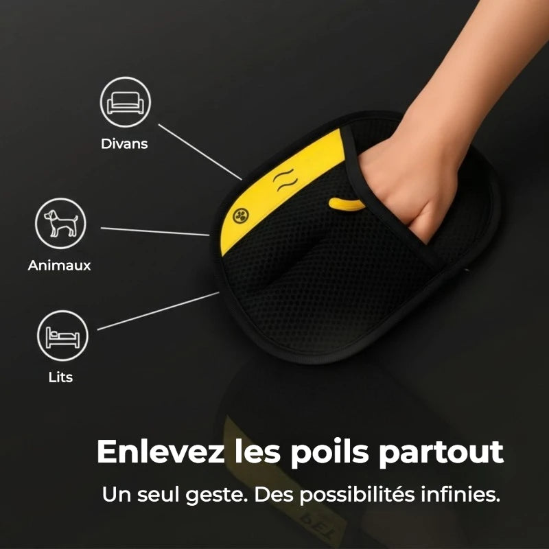 Gant ramasse poils