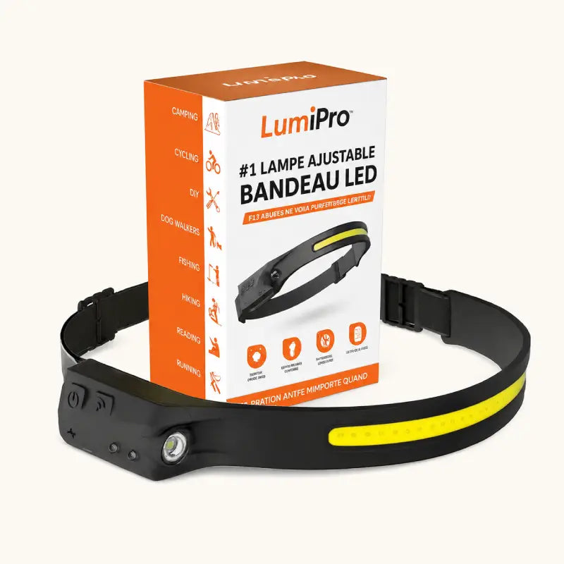 LumiPro™ | Bandeau LED mains libres 230°